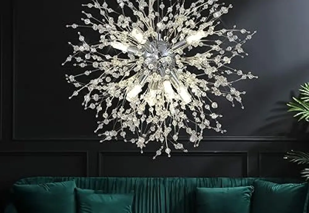 elegant crystal chandelier