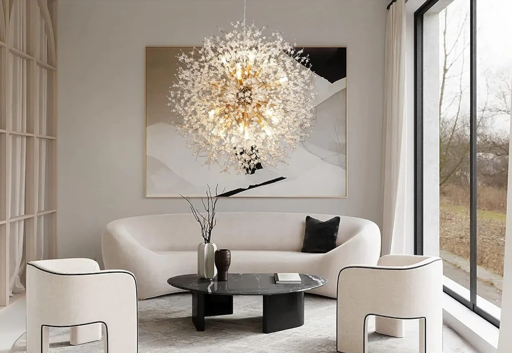 globe glass chandelier