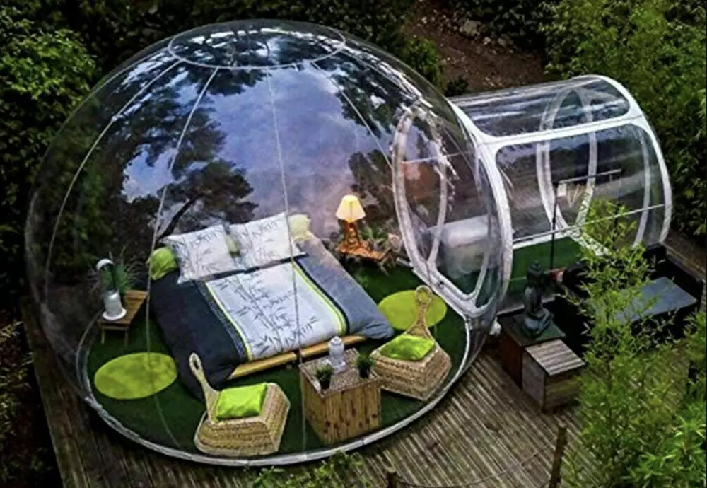clear tent bubble